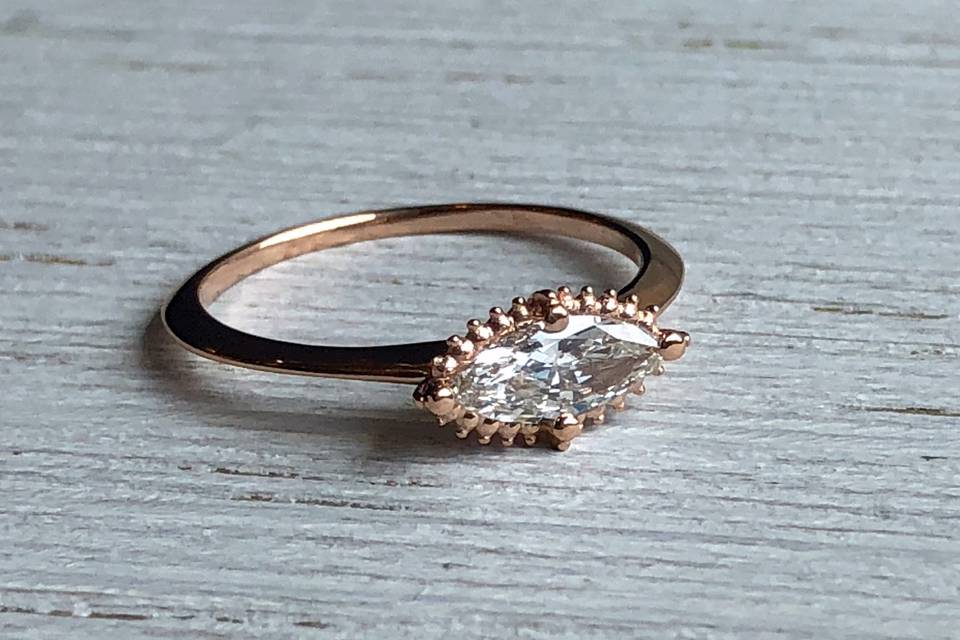 Marquise Engagement Ring