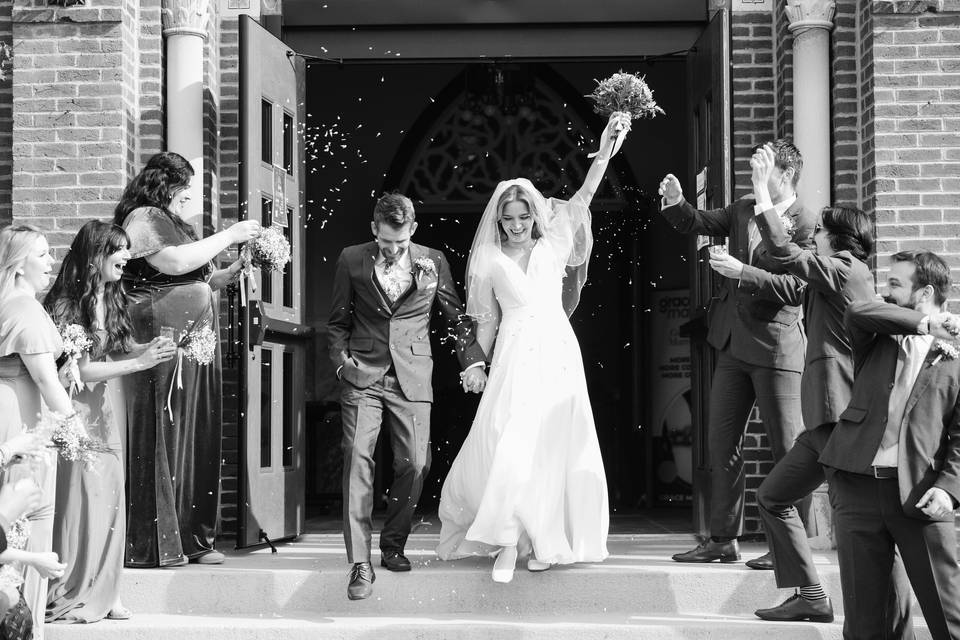 Celebration after the ceremony
