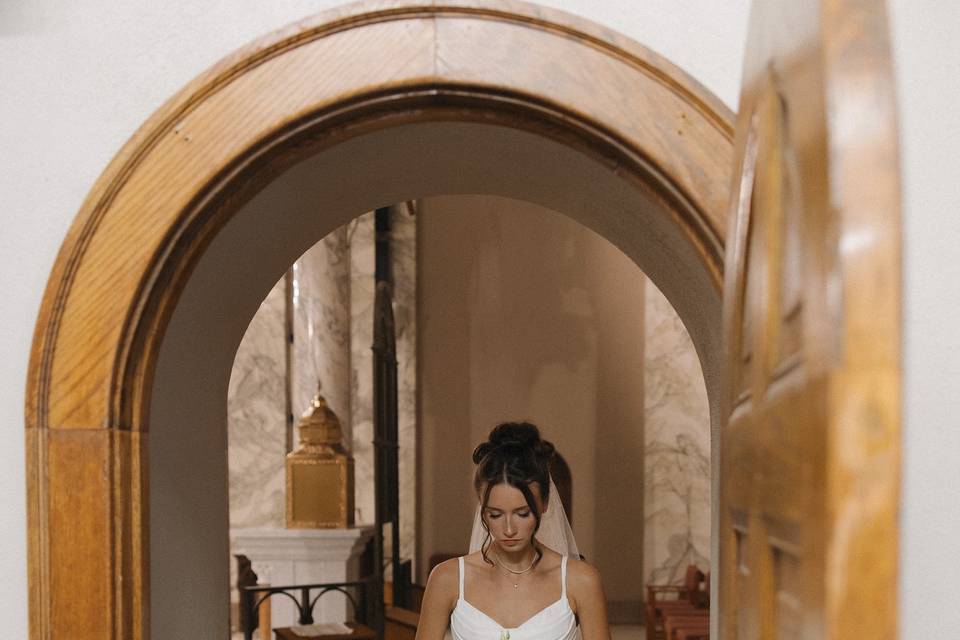 Right before the ceremony