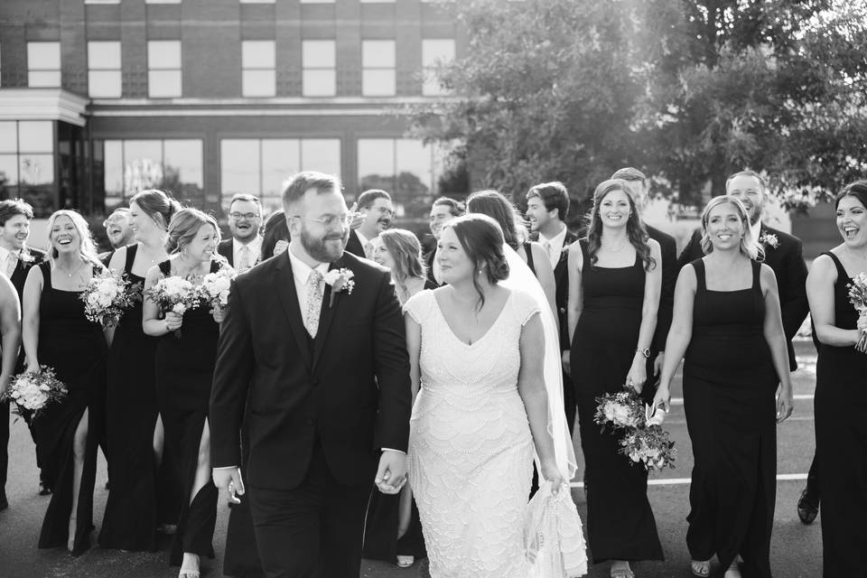 Wedding party portraits