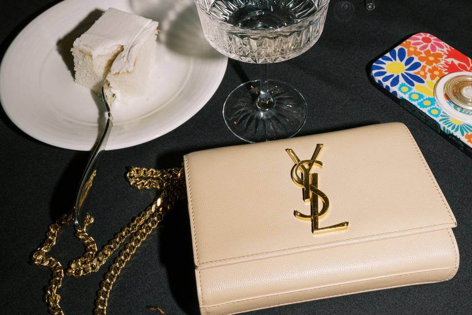 Fun reception flatlay