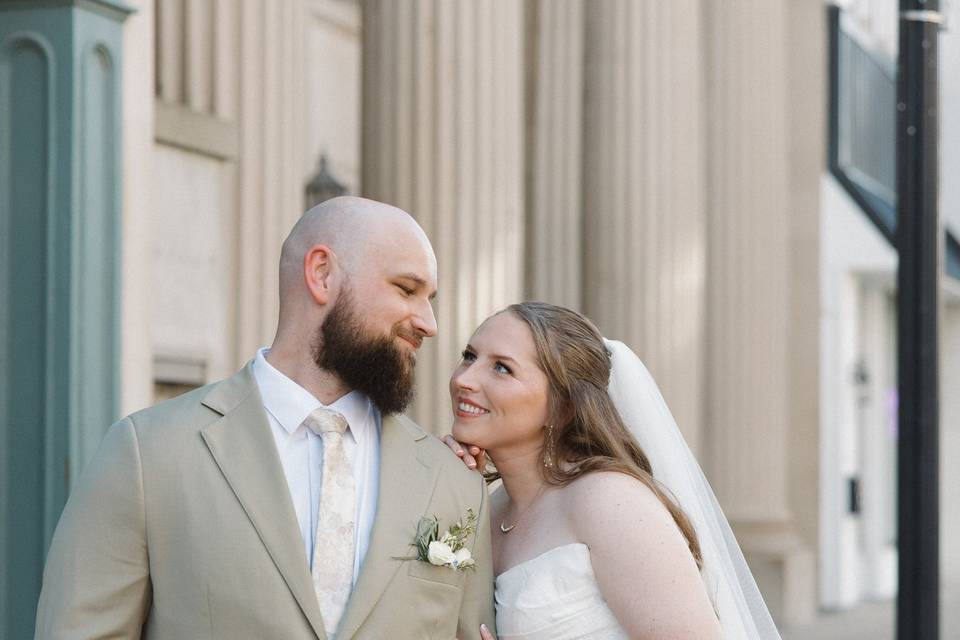 Newly wed portraits