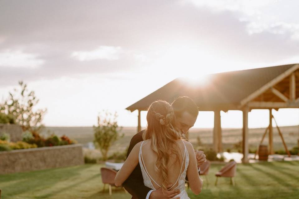 Dancing at Sunset