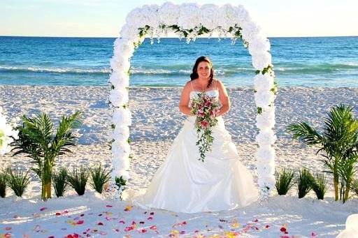 Destin Beach Brides and the Princess Arbor