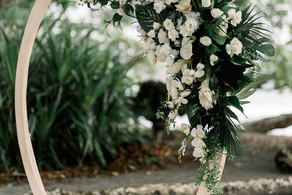 Jungle beach Wedding