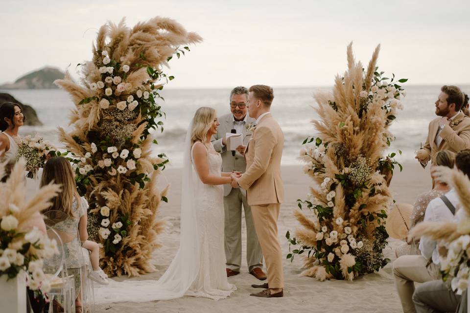 Boho Romantic Beach Wedding