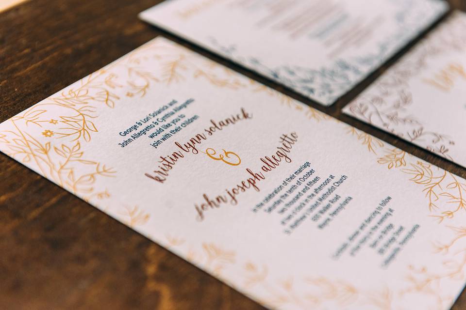 Wedding invitation