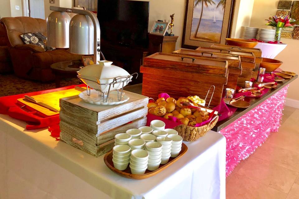 Buffet with Carving Station