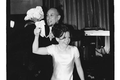 Bride and groom's entrance