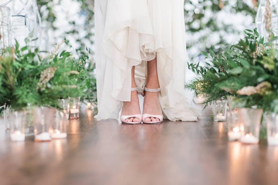 Bright and colorful centerpiece