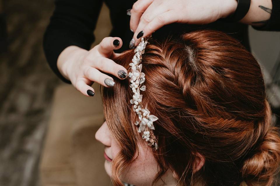 Styling the bride