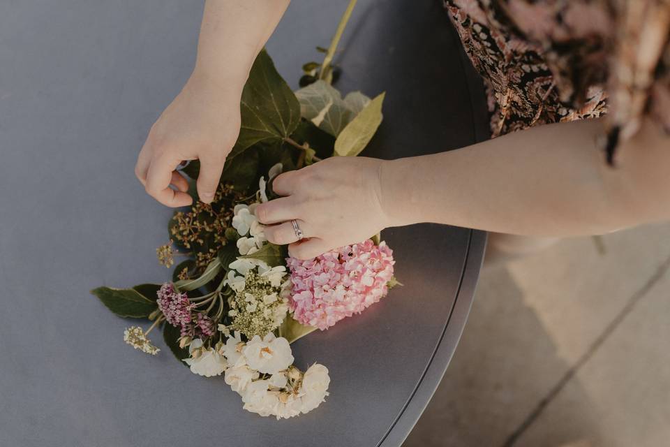 Making bouquets