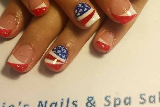 USA flag concept