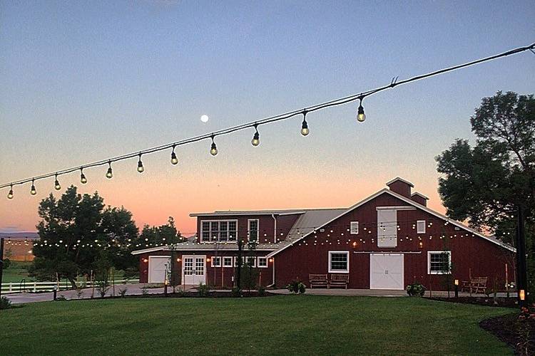 Sunset at The Barn