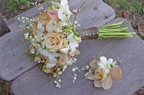 Beaded bouquet