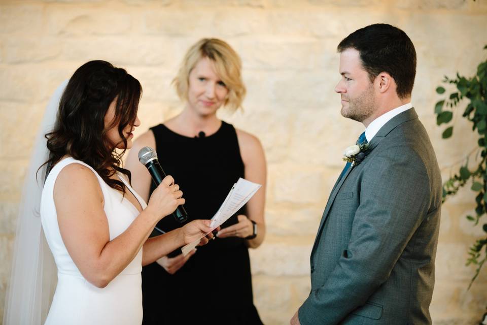 Personalized vows