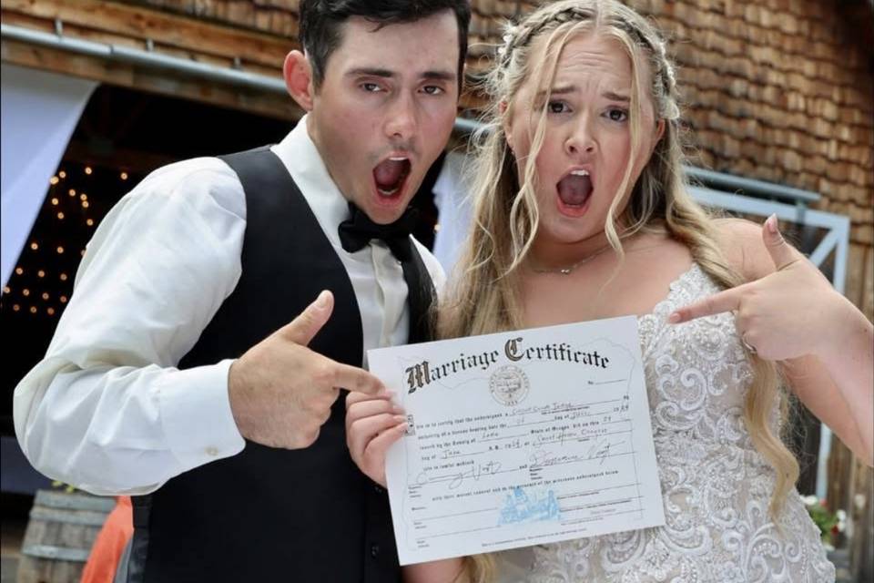 Bride and groom ‘24