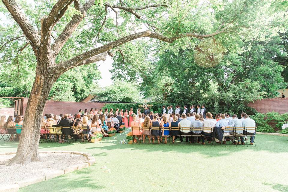 Garden wedding