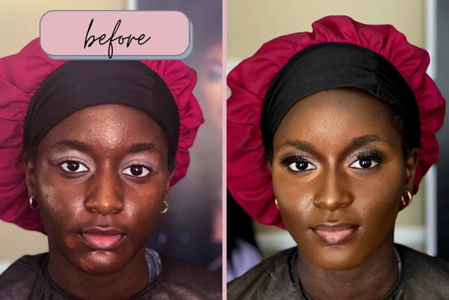Client before & after