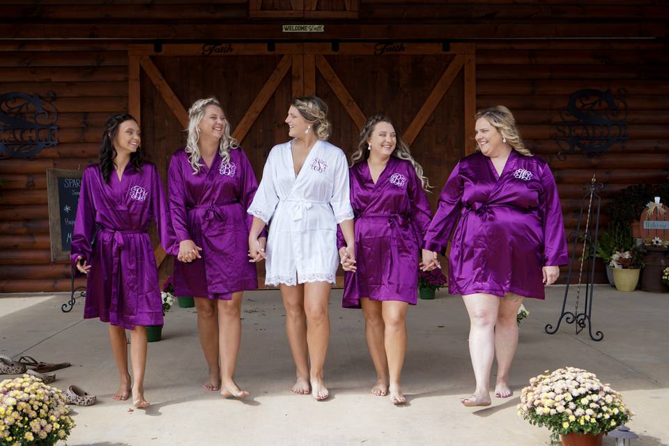 Love some matching robes!