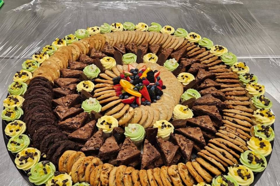 Assorted dessert tray