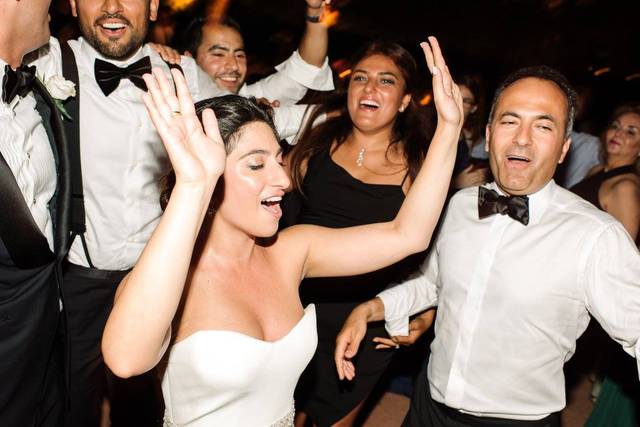 Guests dancing
