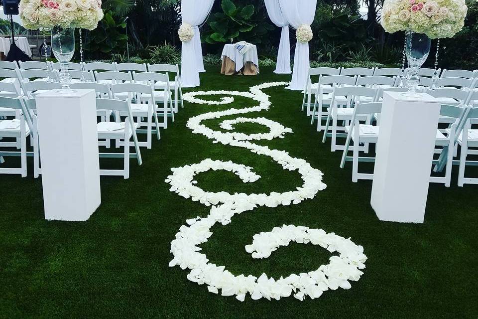 Wedding aisle