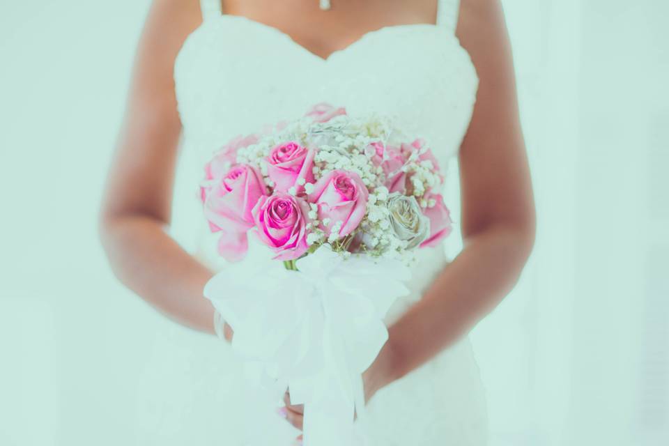 Her bouquet