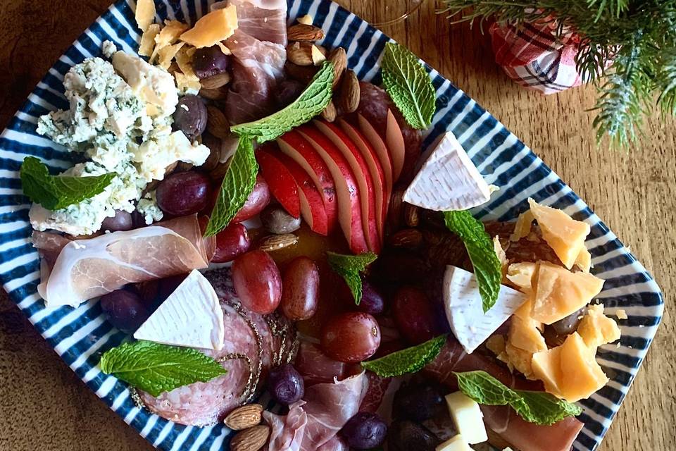 Personal charcuterie plates
