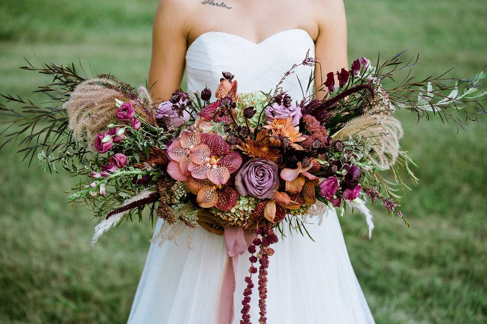 Lush Fall Bridal Bouquet