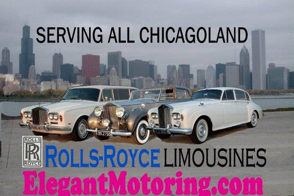 ElegantMotoring.com    815-539-7146Many Rolls-Royce and classic vehicles to chose from. New stretch limos and motorcoaches also available.