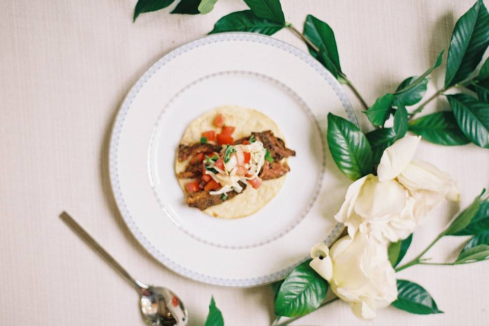 Argentinian steak taco | Photo by Chelsey Boatwright Photography