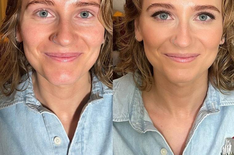 Excellent makeup transformation