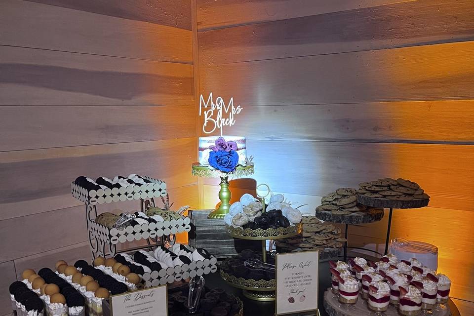 Pinspot your desert table!