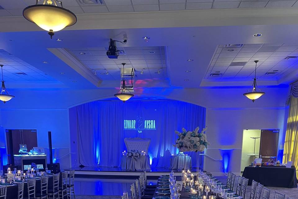 Uplighting & Custom Monogram