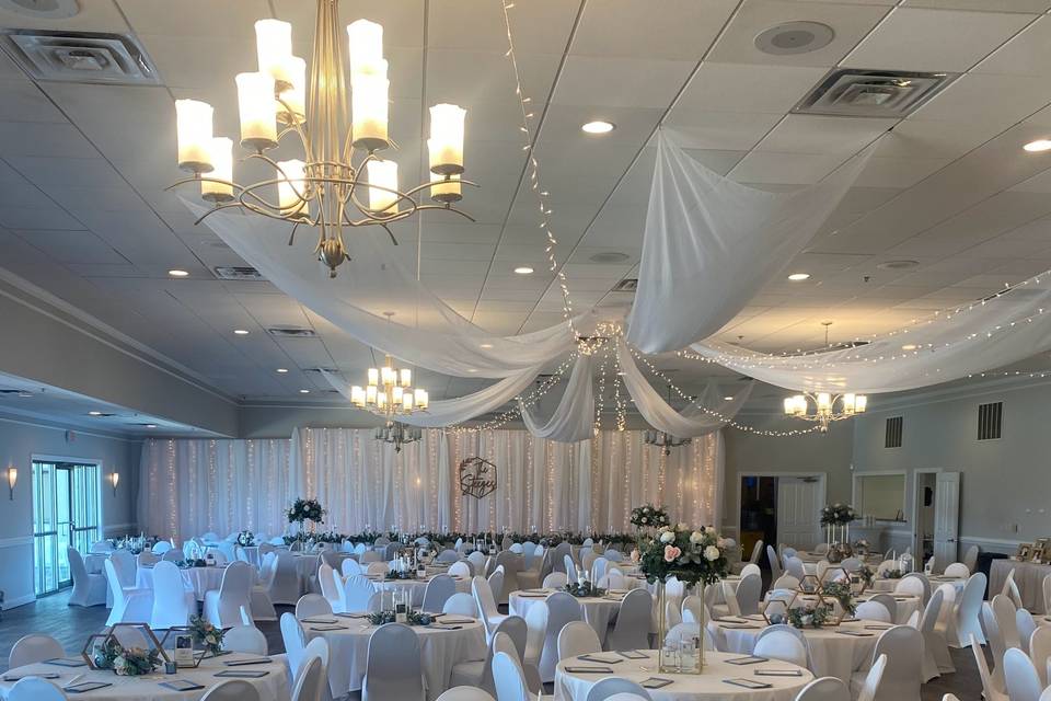 Ceiling treatments available