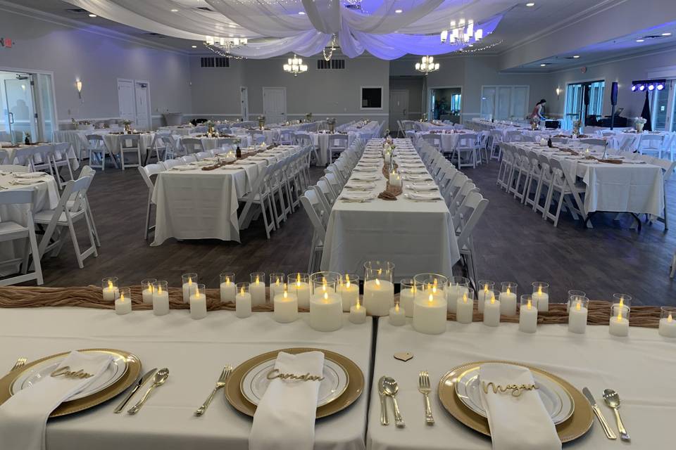 View from the head table