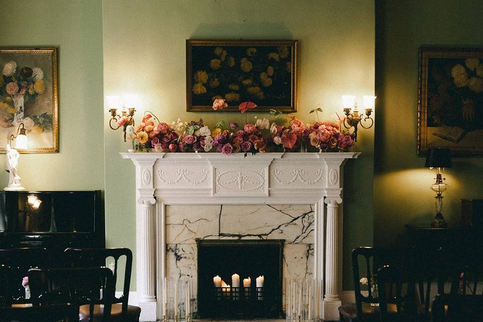 Ceremony Floral Mantle