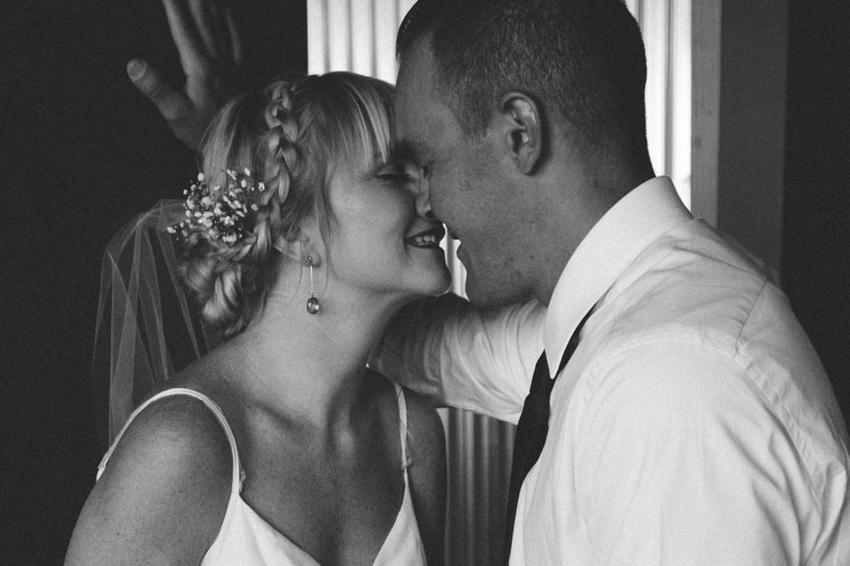One gentle kiss