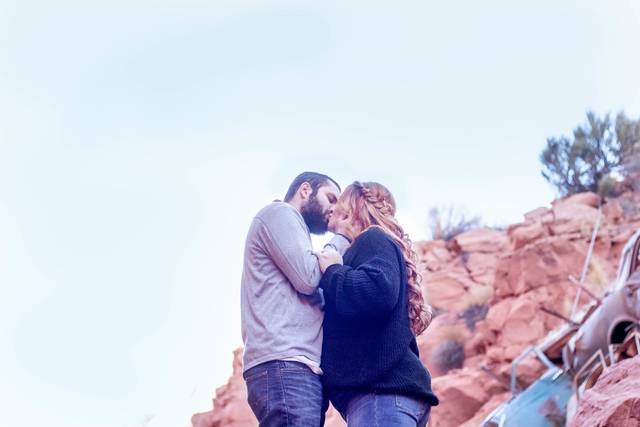 Kissing couple