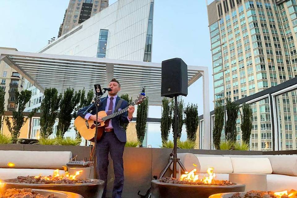 Rooftop wedding