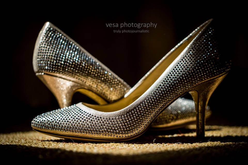 Bride's shoes