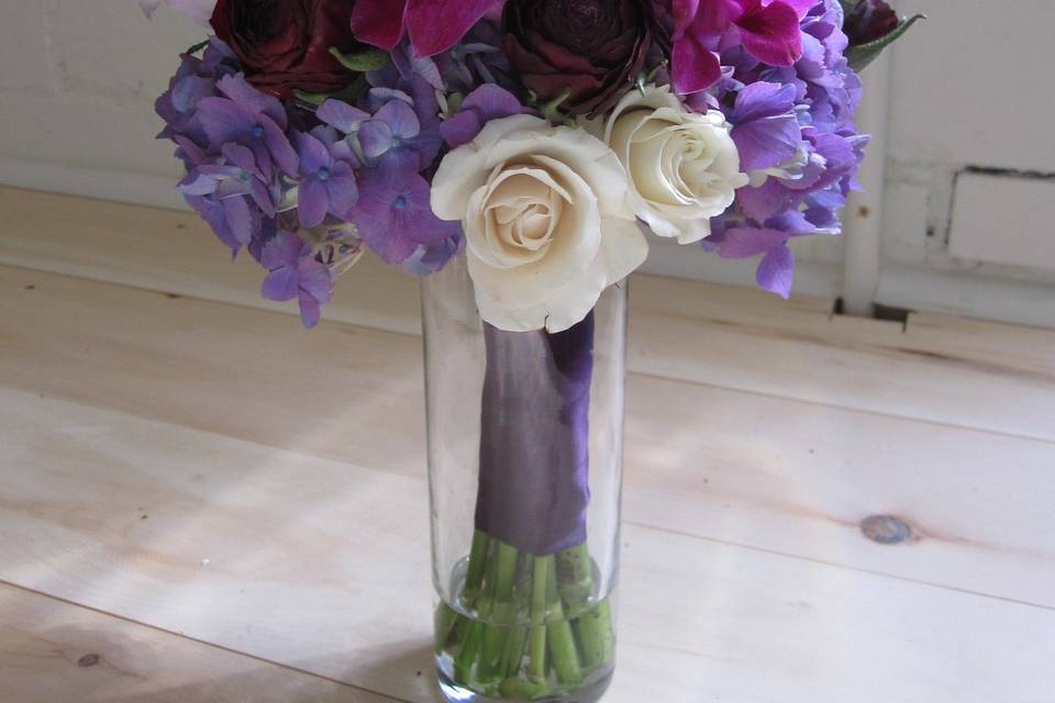 Purple and pink bouquet