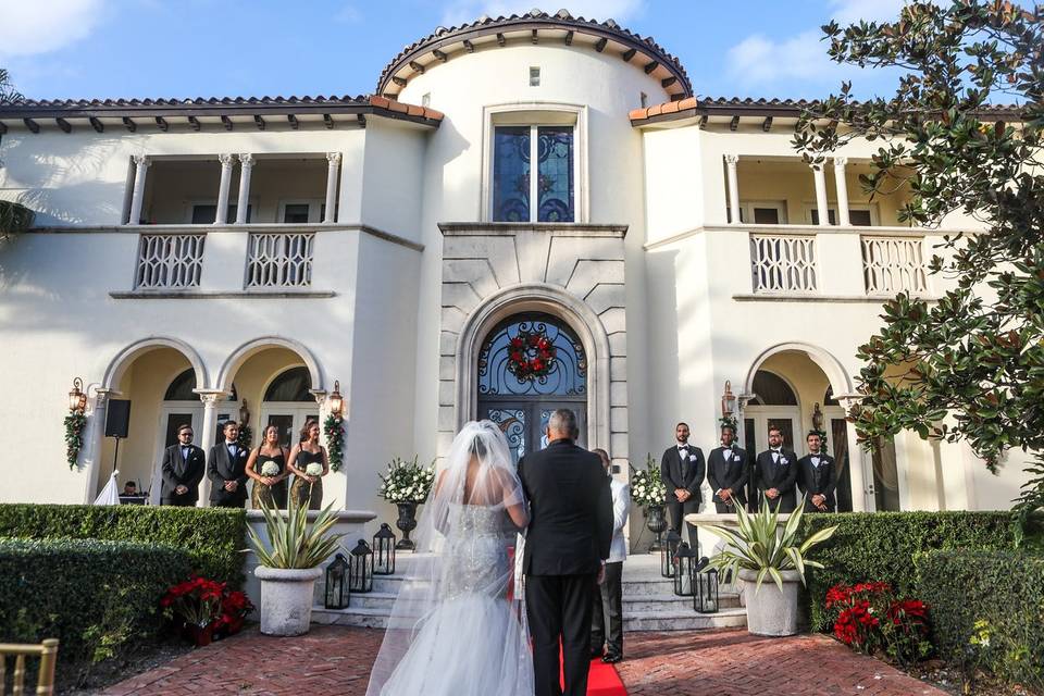 Walking down the aisle