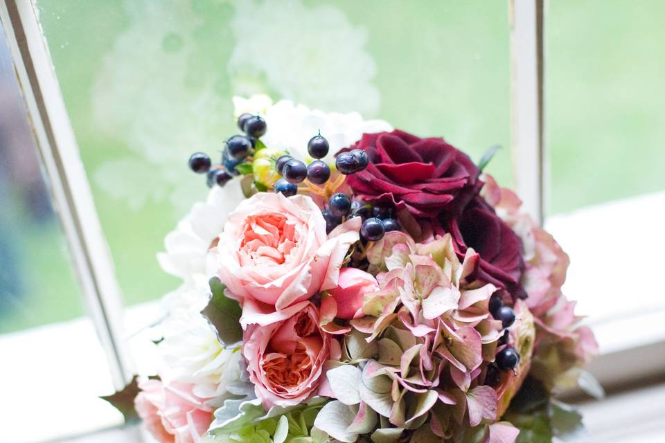 Bouquet by the window