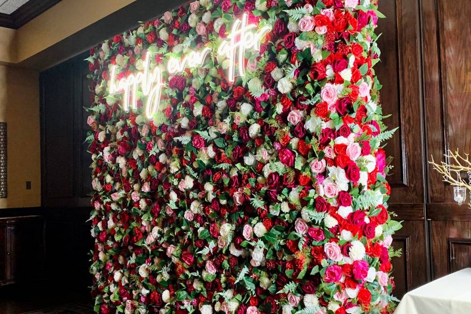 Beautiful Day Flower Wall