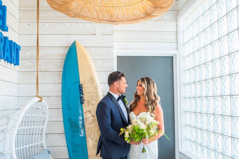 A surfside wedding