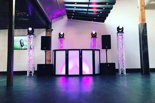 Dance floor set-up