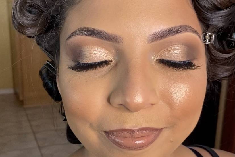 Bridal soft glam