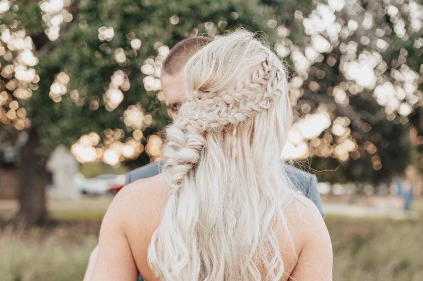 Bridal hair